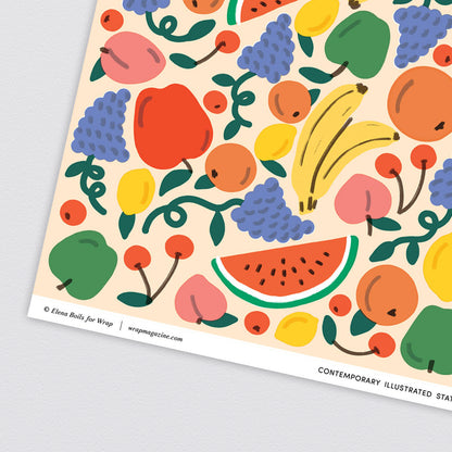 Fruit Cocktail Wrapping Paper by Wrap Stationery