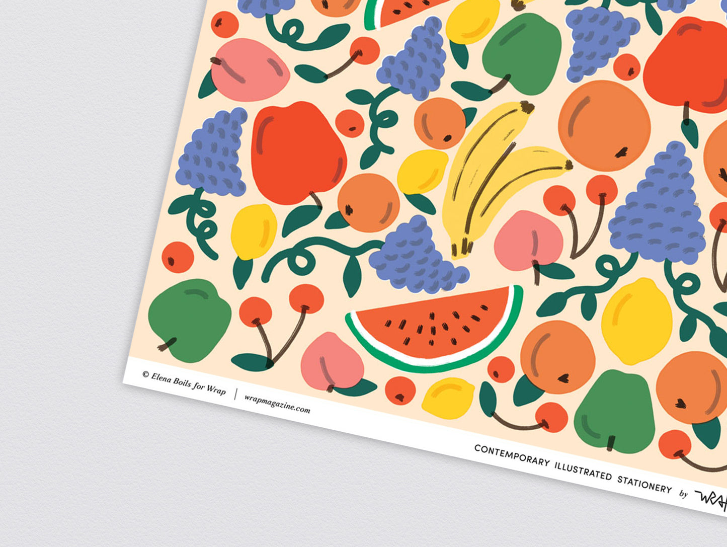 Fruit Cocktail Wrapping Paper by Wrap Stationery