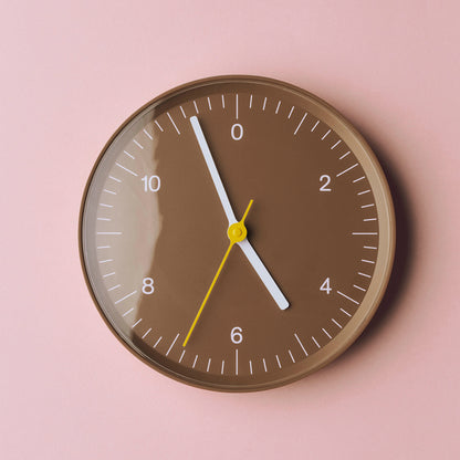 Wall Clock by HAY - Brown