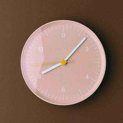 Wall Clock by HAY - Pink
