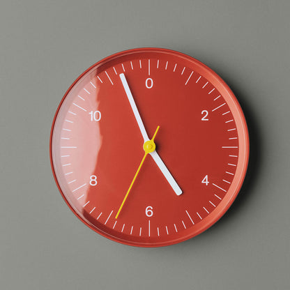 Wall Clock by HAY - Red