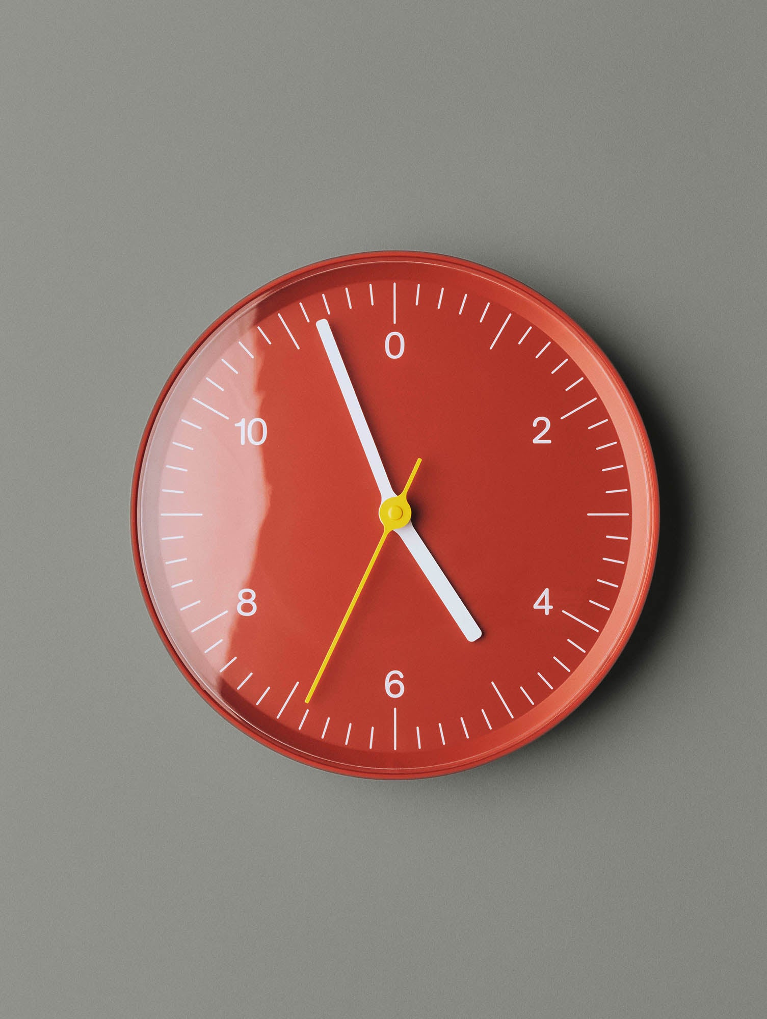 Wall Clock by HAY - Red