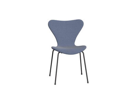 Series 7™ 3107 Dining Chair (Fully Upholstered) by Fritz Hansen - Warm Graphite Steel / Steelcut Trio 716