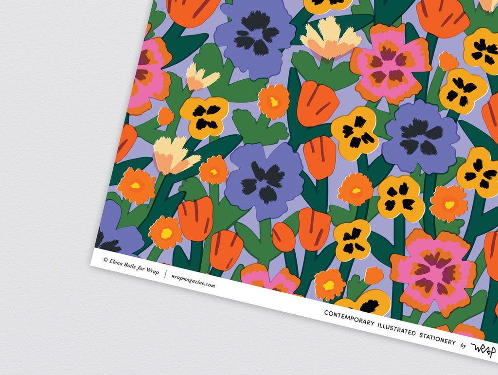 Wild Flowers Wrapping Paper by Wrap