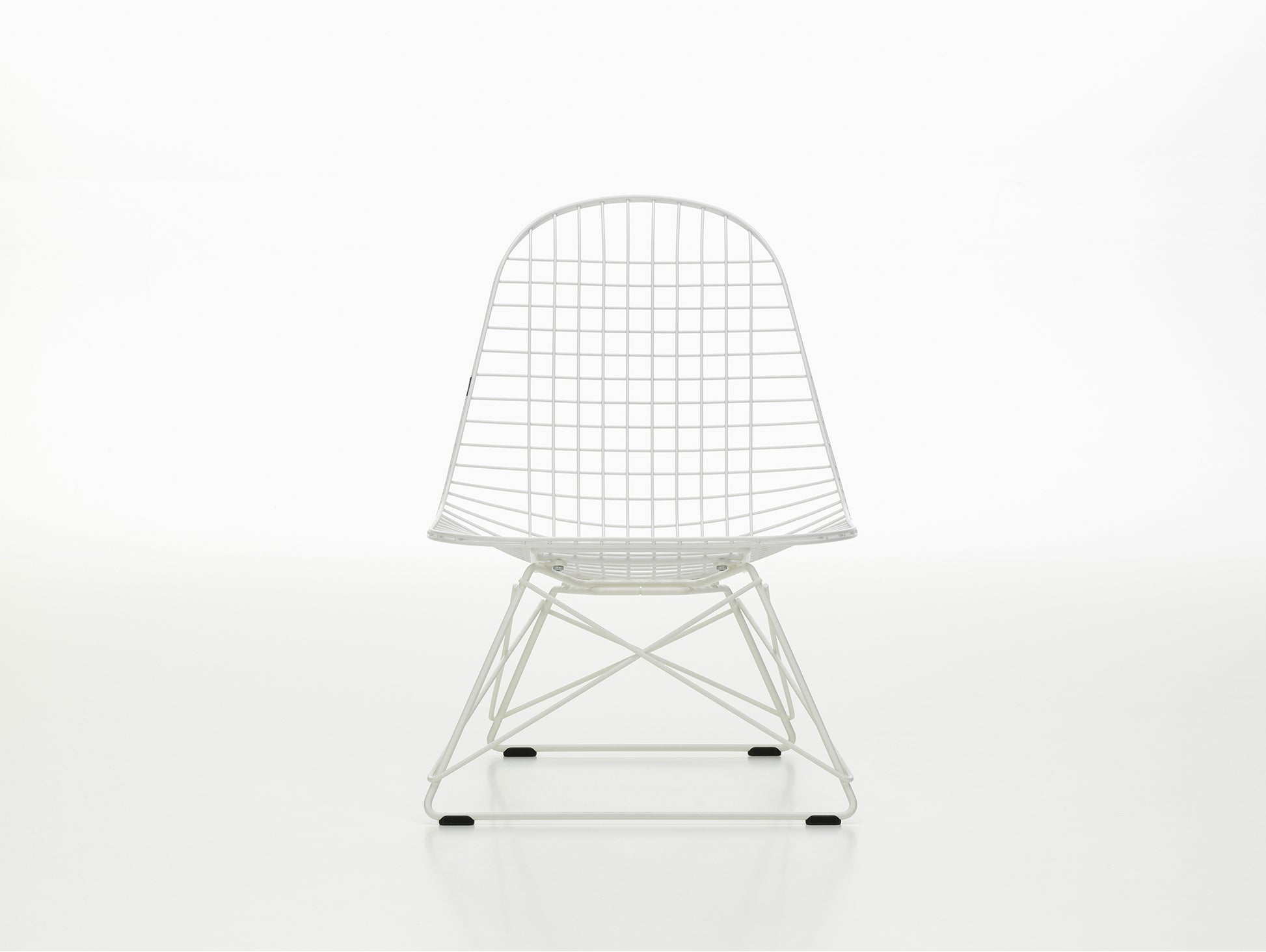 Eames LKR Wire Chair by Vitra - White Powder-Coated Steel