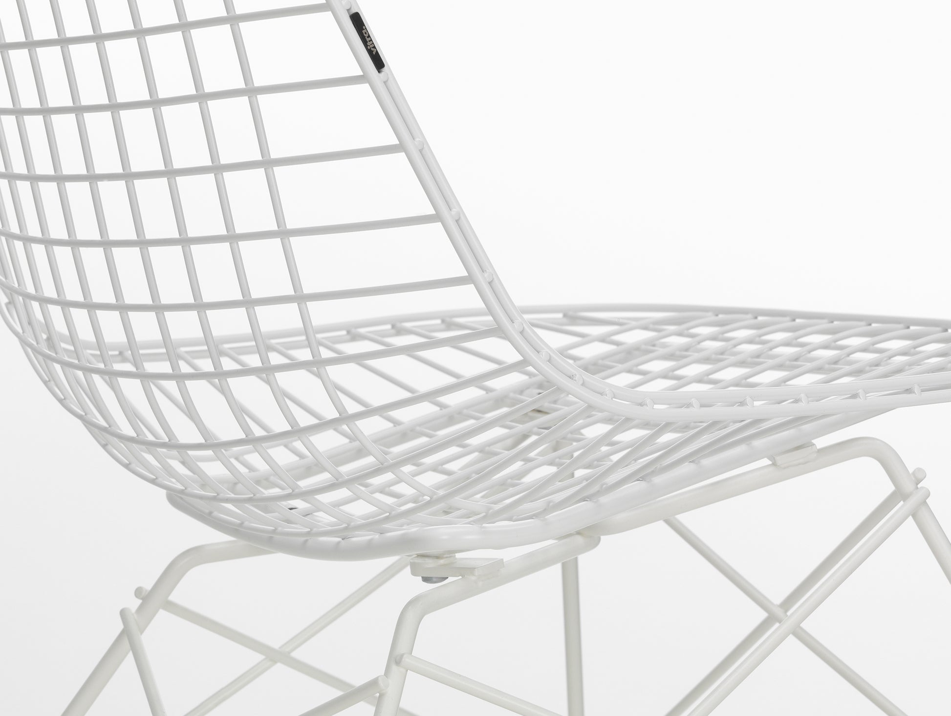 Eames LKR Wire Chair by Vitra - White Powder-Coated Steel