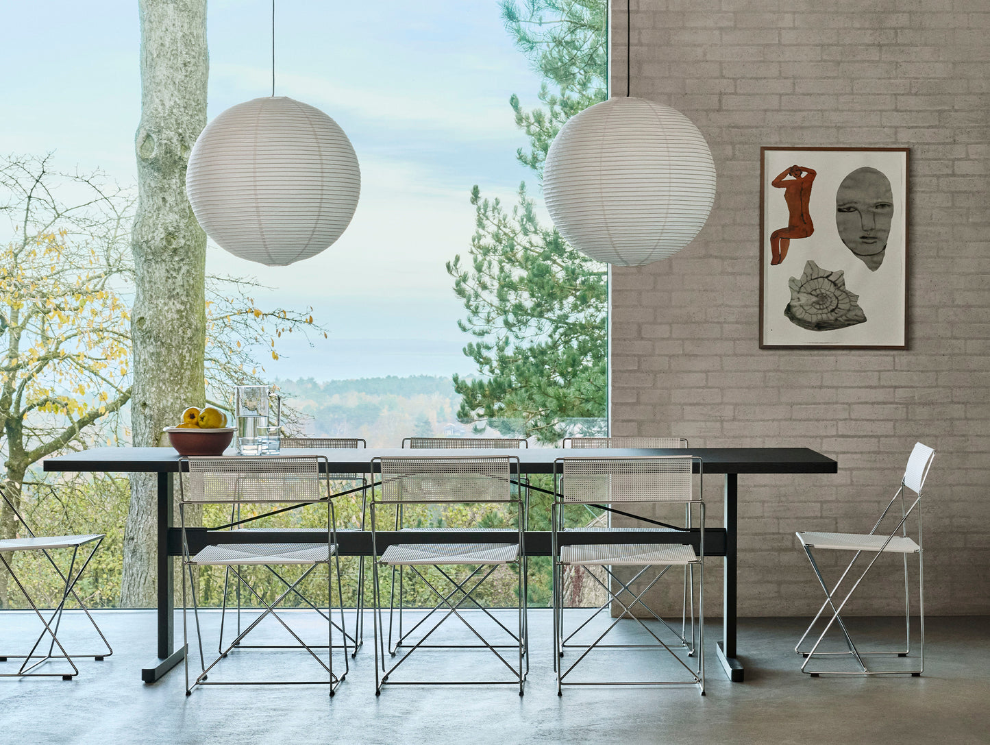 Passerelle Table (Linoleum Tabletop)