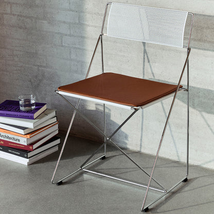 X-Line Chair Seat Pad by HAY - Cognac Scozia Leather