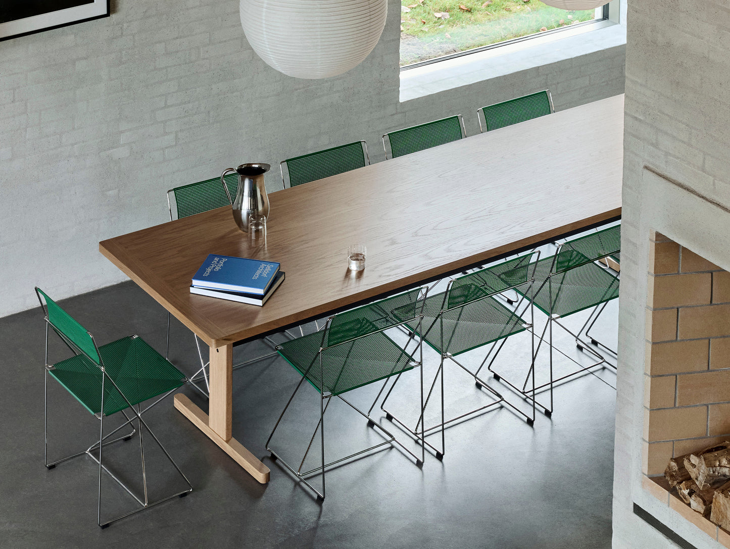X-Line Chair Indoor by HAY - Leek Green