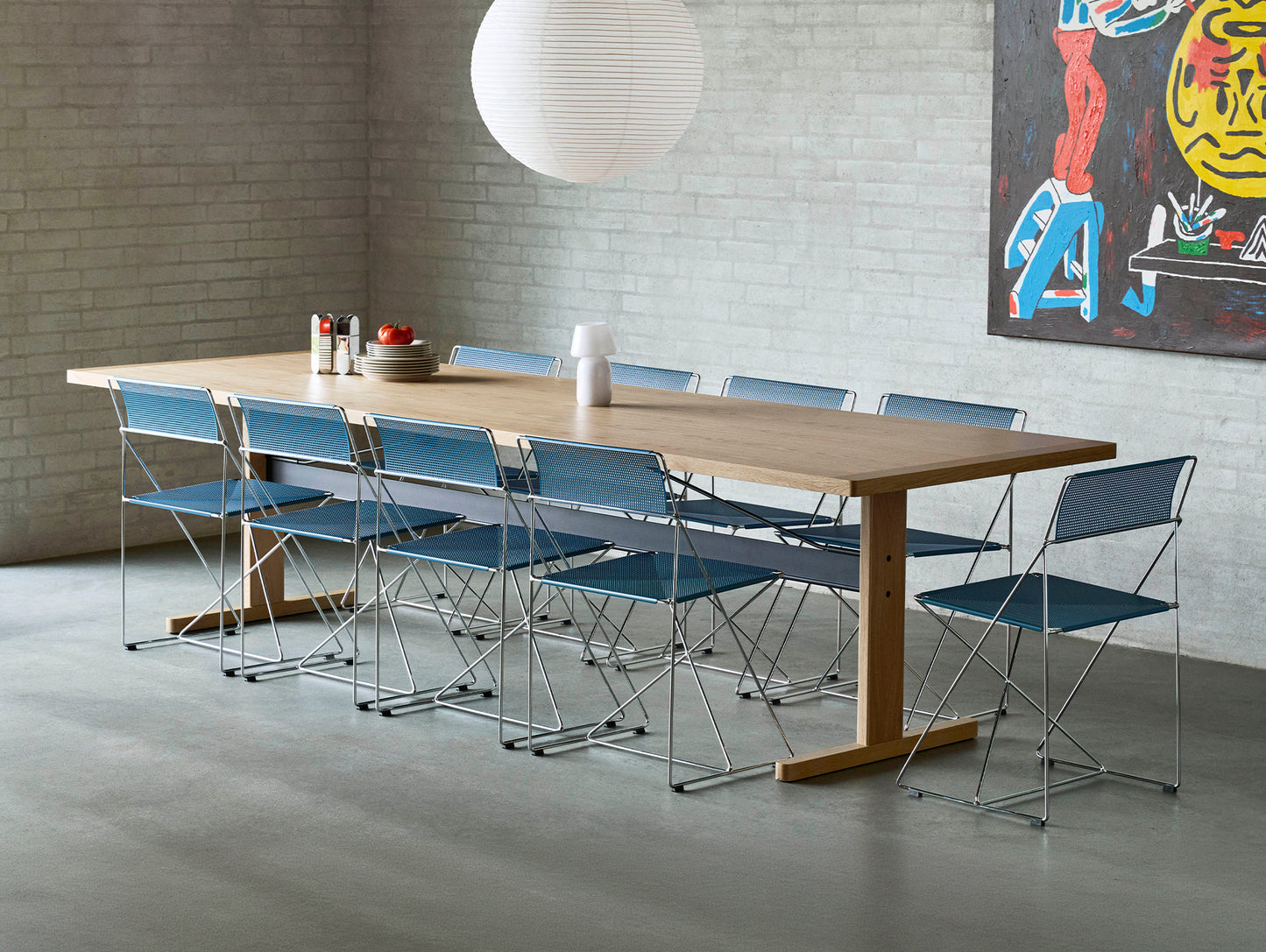 X-Line Chair Indoor by HAY - Powder Blue