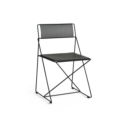 X-Line Chair Seat Pad by HAY - Black Scozia Leather