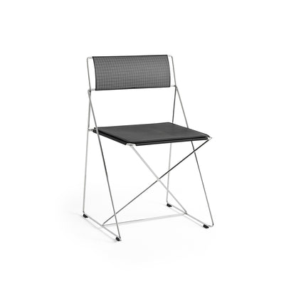 X-Line Chair Seat Pad by HAY - Black Scozia Leather