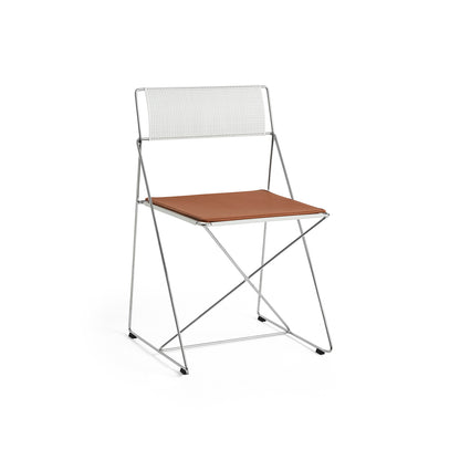 X-Line Chair Seat Pad by HAY - Cognac Scozia Leather