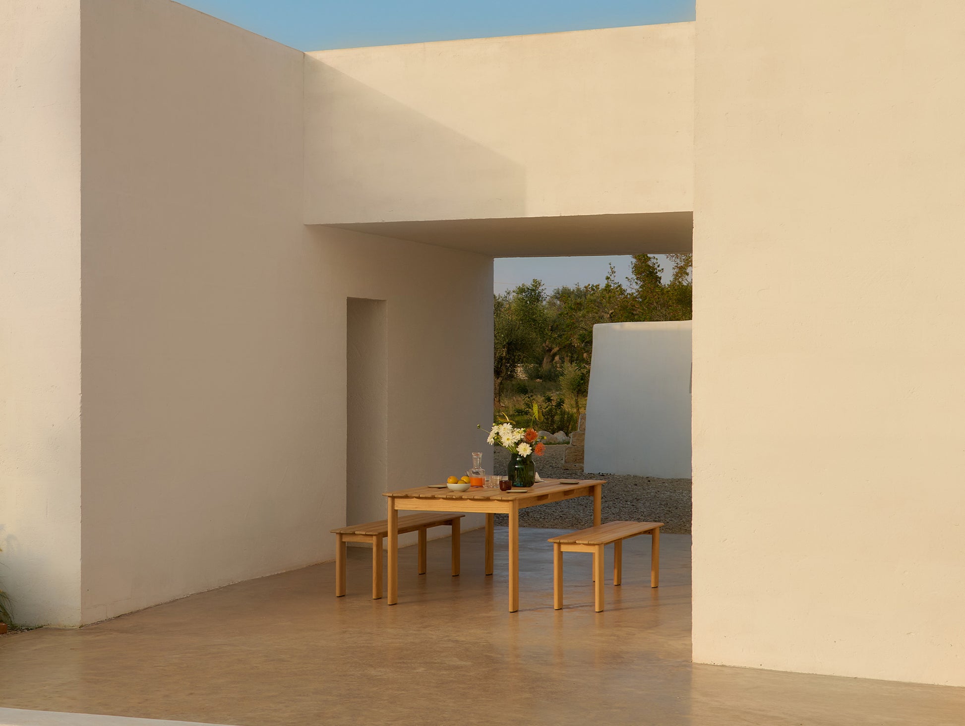 Assemble Table and Bench by Muuto