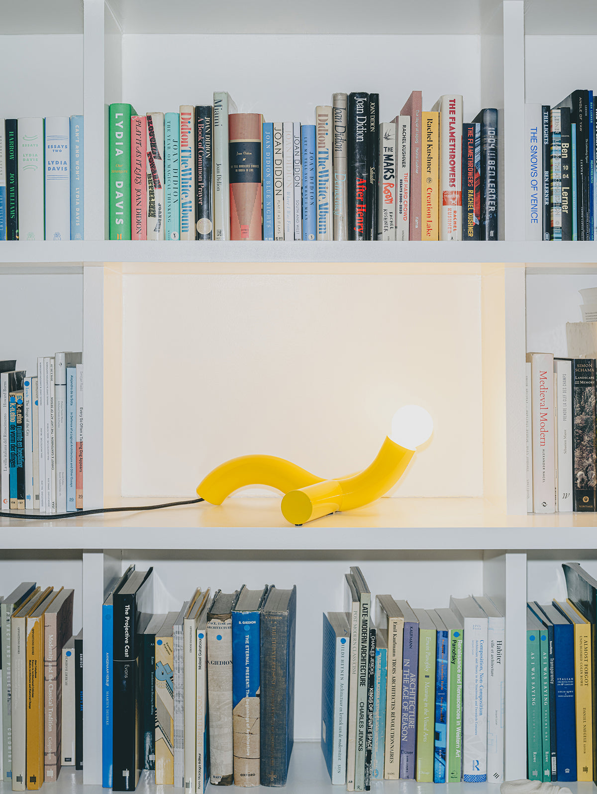 La Due Table Lamp by Valerie Objects - Yellow