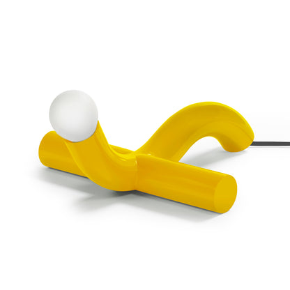 La Due Table Lamp by Valerie Objects - Yellow