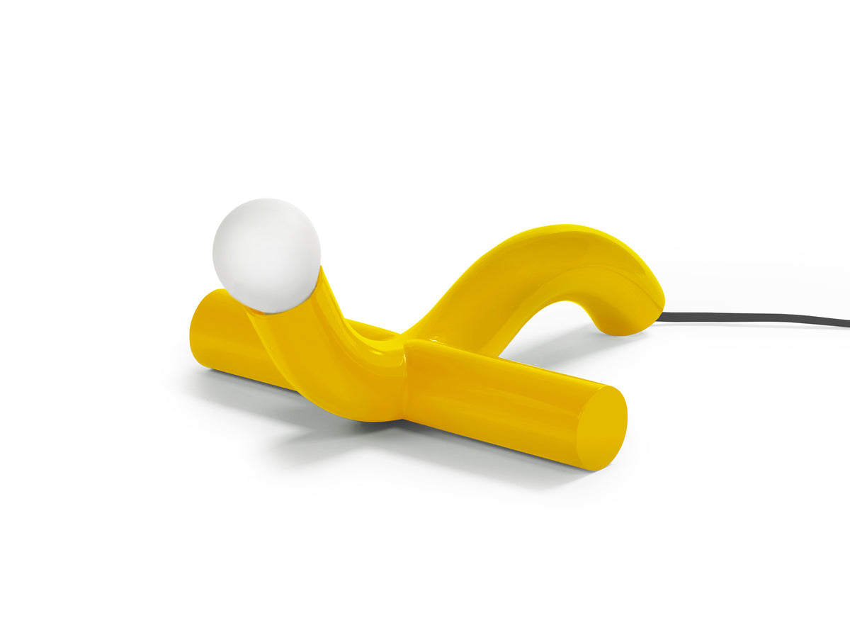 La Due Table Lamp by Valerie Objects - Yellow