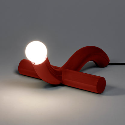 La Due Table Lamp by Valerie Objects - Red
