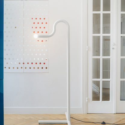 La Uno Floor Lamp by Valerie Objects - White
