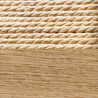 Swatch for Base: Lacquered Oak / Seat: Natural Paper Cord