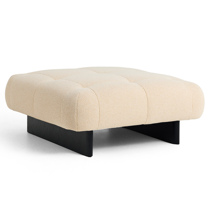 Quilton Lift Ottoman by HAY - Black Lacquered Oak / Tartaglia 857