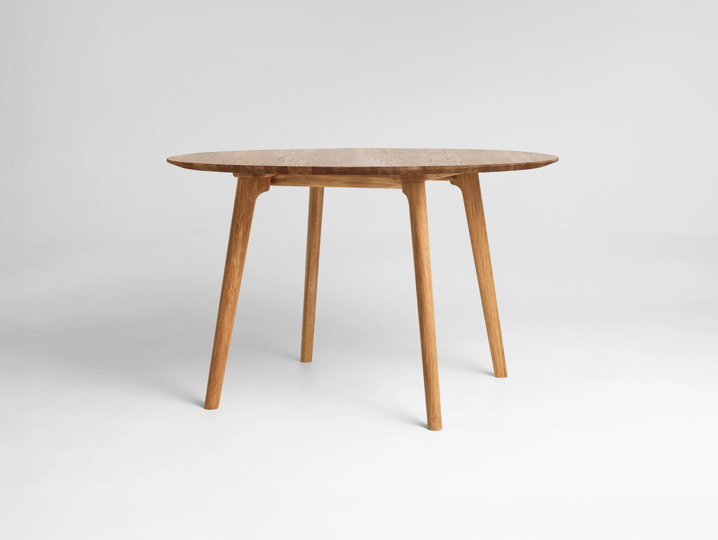  Salon Fixed Dining Table - Round by Ro Collection - Oiled Oak
