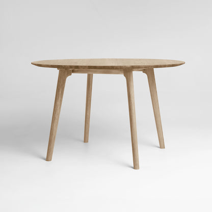  Salon Fixed Dining Table - Round by Ro Collection - Soaped Oak