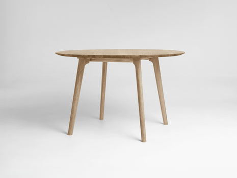  Salon Fixed Dining Table - Round by Ro Collection - Soaped Oak