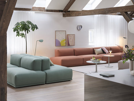 Connect Modular Sofa - Individual Modules by Muuto / Twill Weave 550,940