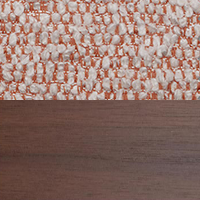 Swatch for Dark Lacquered Walnut / Ivory Peach 07 Nubia