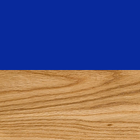 Swatch for Deep Blue Uprights / Oiled Oak