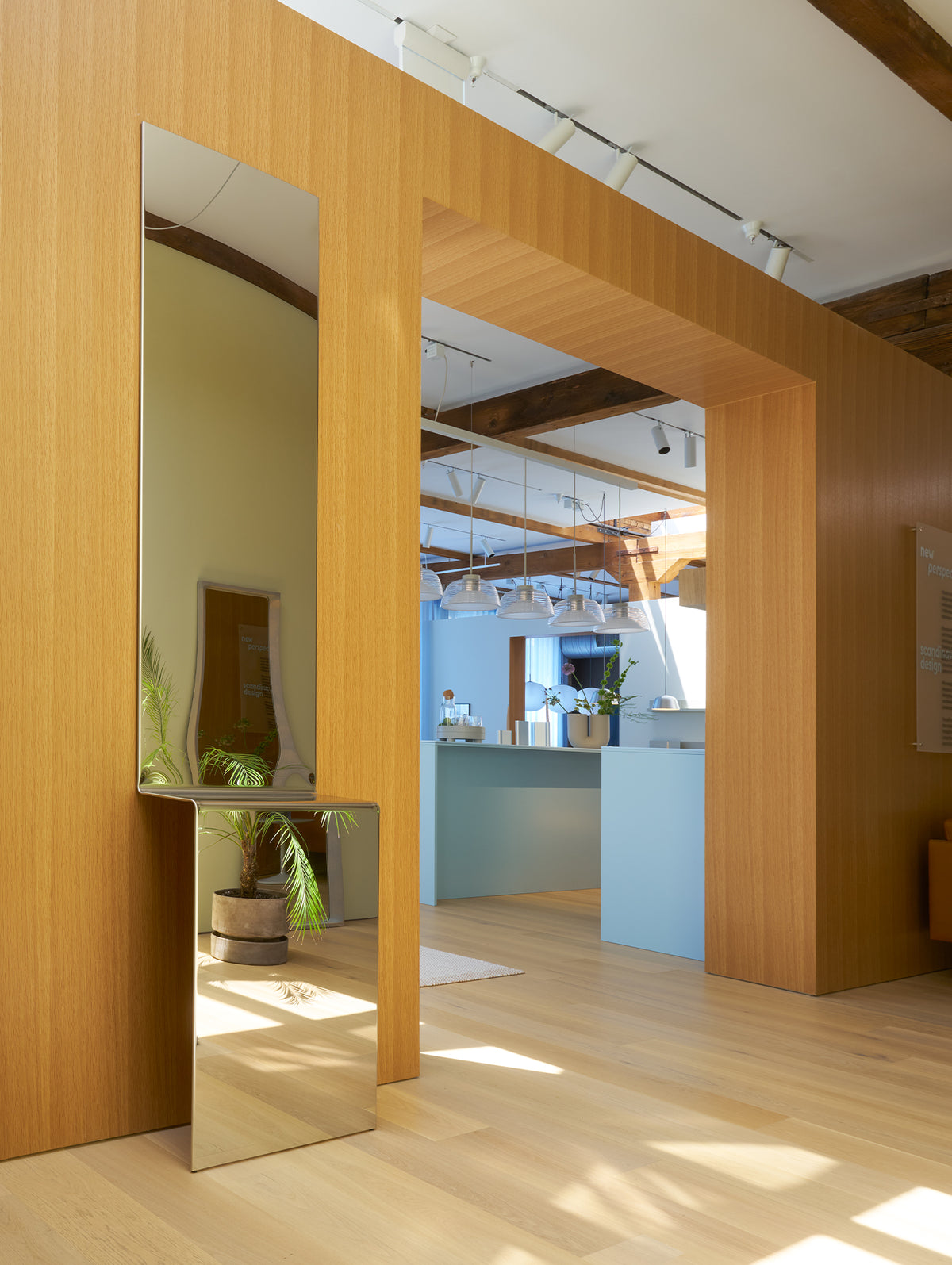Pleat Mirror by Muuto