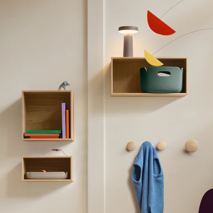 Mini Stacked Shelf System 2.0 by Muuto - Oak