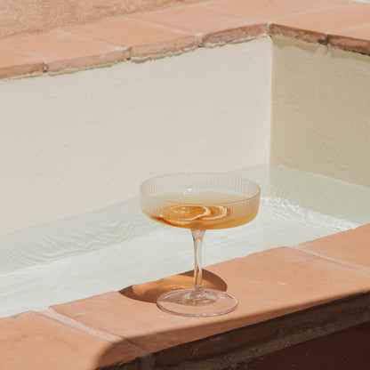 Ripple Champagne Saucers - Set of 2 by Ferm Living