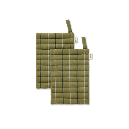 Ito Pot Holder - Set of 2 by Ferm Living / Seaweed 