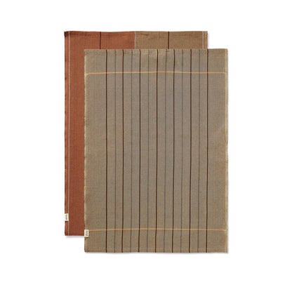Ito Tea Towel - Set of 2 by Ferm Living / Hazel Oat