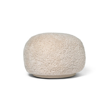 Rico Pouf by Ferm Living - Sheepskin Moonlight
