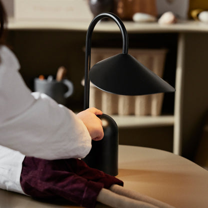 Arum Portable Lamp by Ferm Living - Black