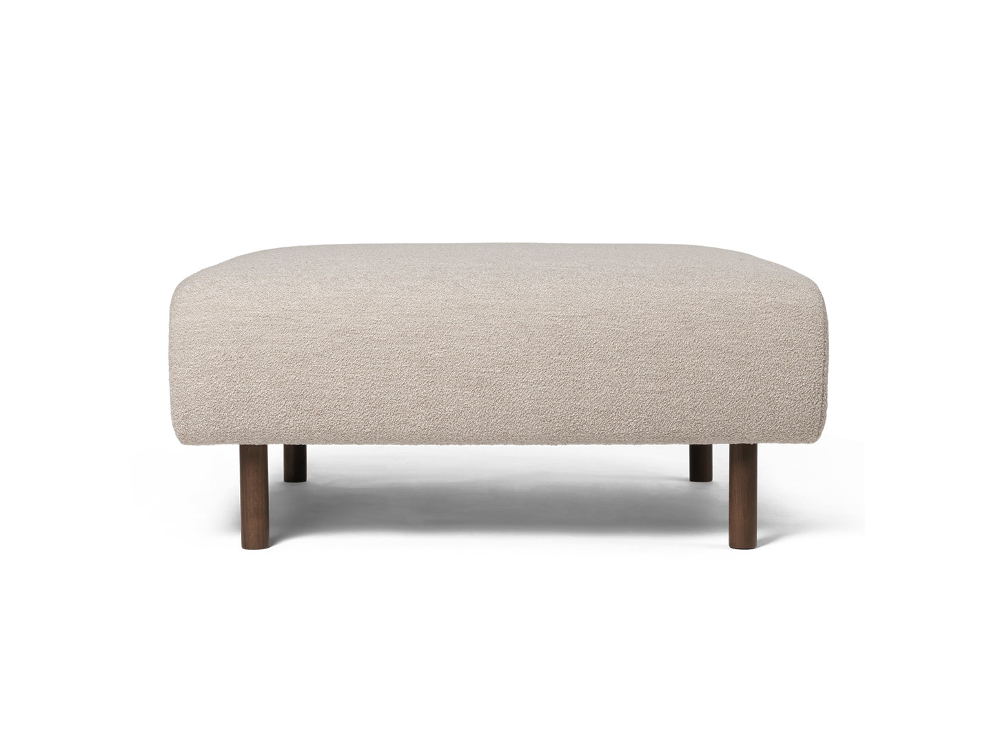 Dase Ottoman by Ferm Living - Soft Boucle Natural