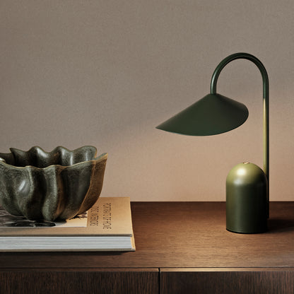 Arum Portable Lamp by Ferm Living - Grass Green