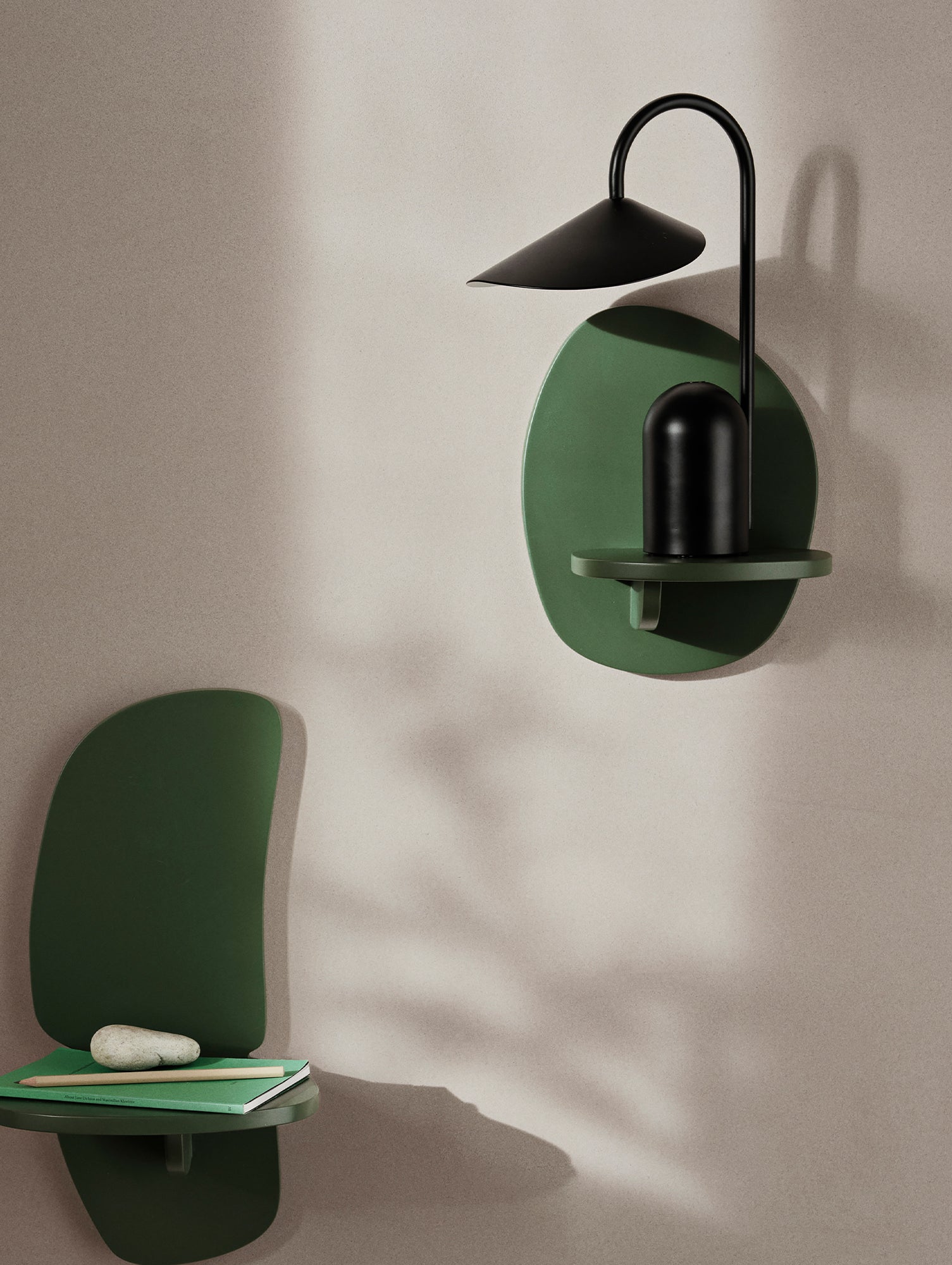 Arum Portable Lamp by Ferm Living - Black