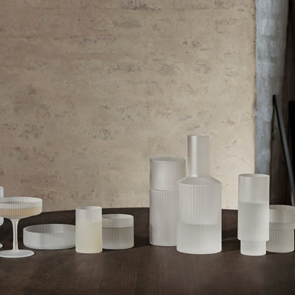 Ripple Carafe (Frosted) by Ferm Living