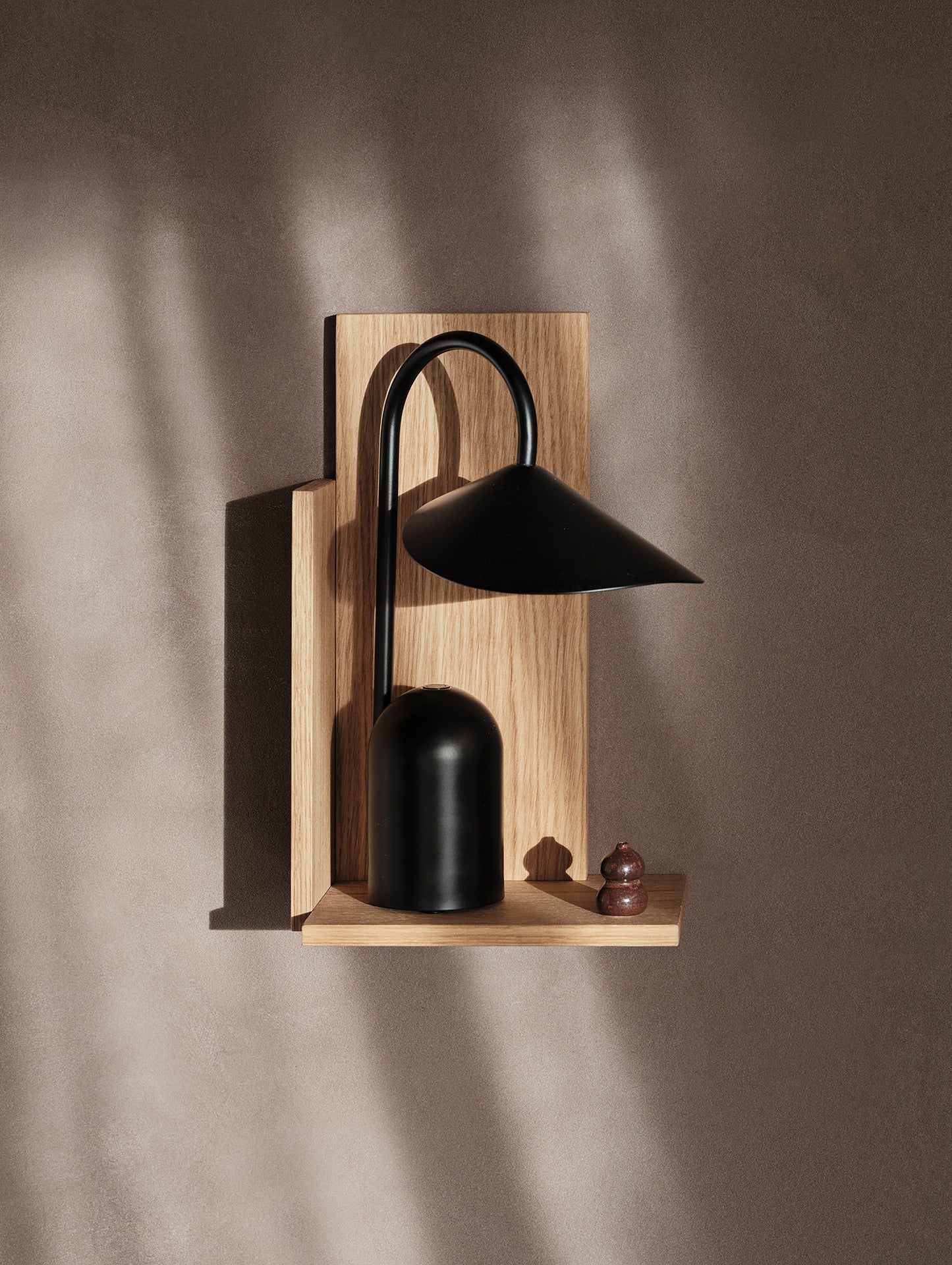 Arum Portable Lamp by Ferm Living - Black