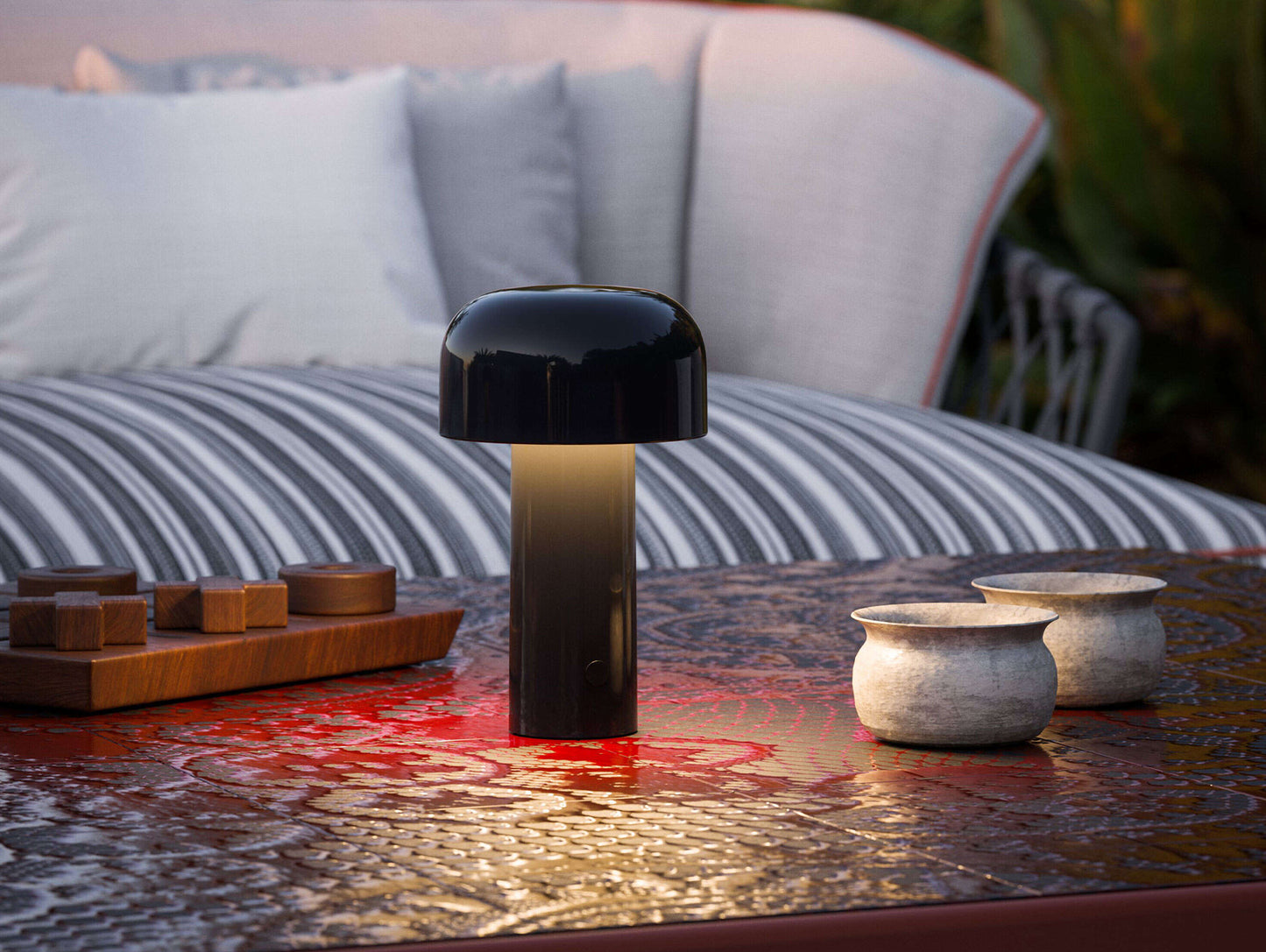 Bellhop Portable Lamp by Flos - Glossy Black