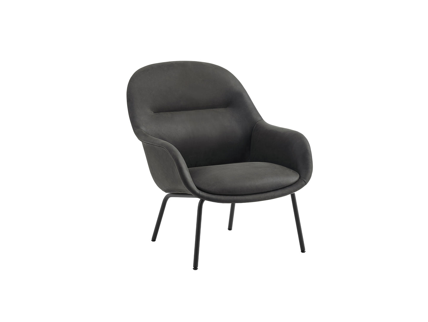 Fiber Lounge Armchair - Tube Base