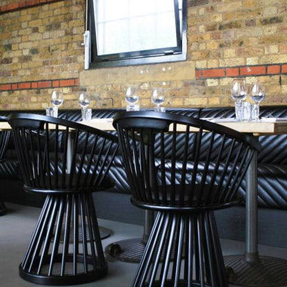 Fan Dining Chair by Tom Dixon - Black Stained Ash