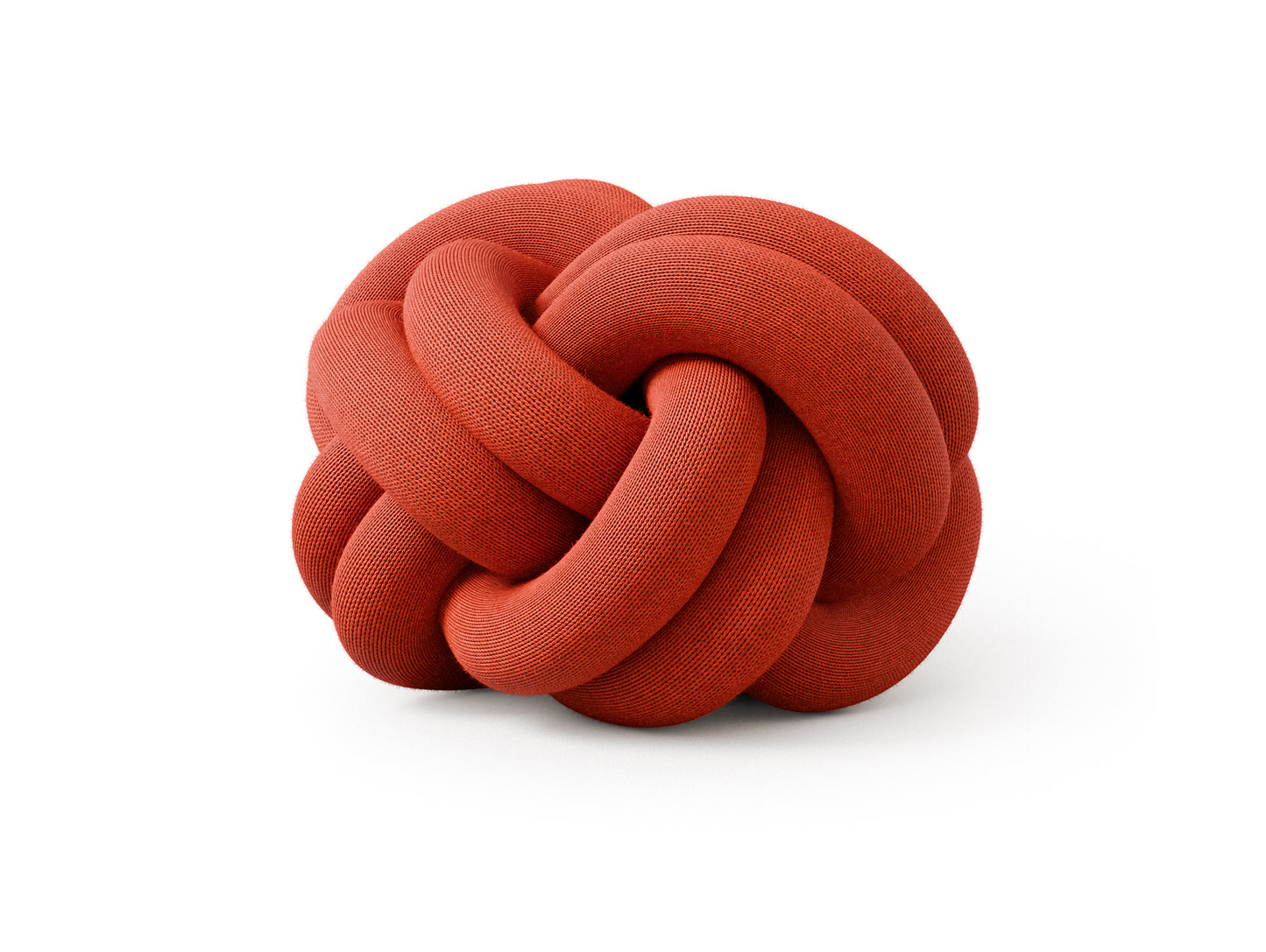 Knot Cushion by Design House Stockholm - Orange Red