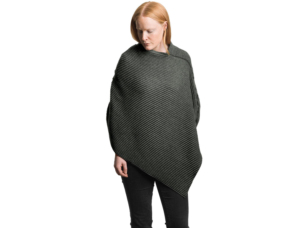 Forest Green Pleece Short Poncho by Design House Stockholm