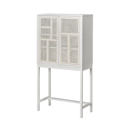 Air Cabinet by Design House Stockholm - White/Grey Painted Oak