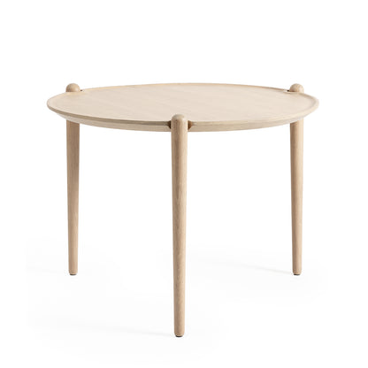 Aria Table by Design House Stockholm - Diameter: 60 cm / Height: 46 cm / Light Oak